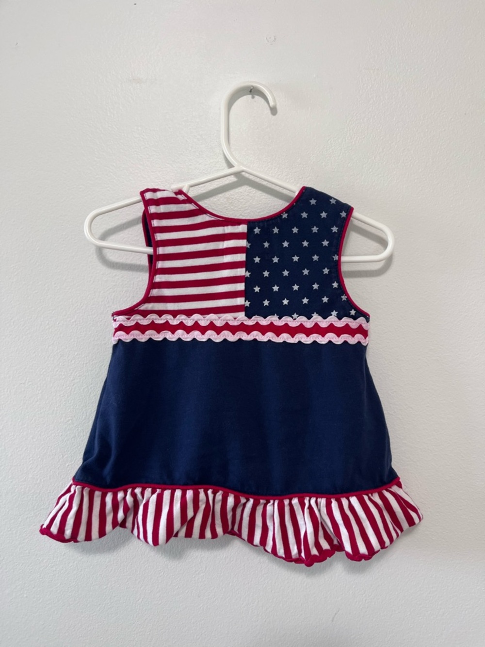Cre8ions Vintage Patriotic Dress- Size 18 months - Picture 2 of 5
